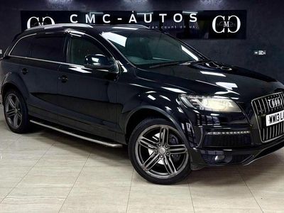 Black Used 2013 Audi Q7 S-line plus SUV | £11,290 (Fair price)