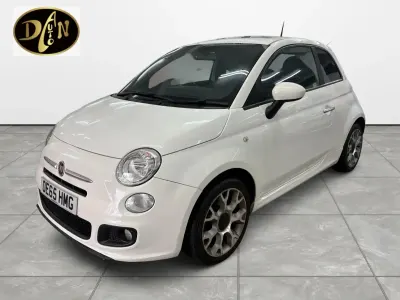Used Fiat 500 S 69 HP (50 kW) 2015 White Hatchback