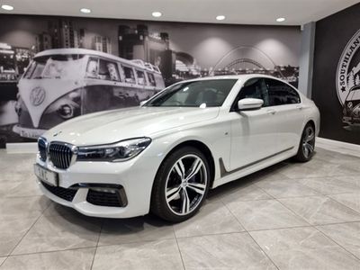 used BMW 315 7 SERIES 3.0 740D XDRIVE M SPORT 4dBHP SOFT CLOSE DOORS + METALLIC WHITE