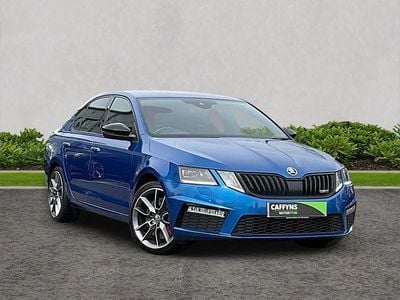 Used Skoda Octavia vRS 242 HP (177 kW) 2019 Blue Hatchback