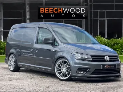 Begagnad VW Caddy Highline 101 HK (74 kW) 2018 Grå Minibuss