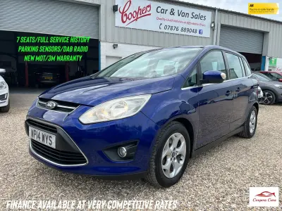 Used Ford Grand C-Max Zetec 115 HP (84 kW) 2014 Blue MPV
