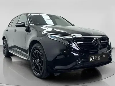 Used Mercedes EQC400 AMG line 300 kW (408 HP) 2022 Black SUV