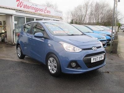 Used Hyundai i10 SE 87 HP (63 kW) 2017 Blue Hatchback