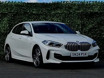 Used BMW 118 M Sport 136 HP (100 kW) 2024 White Hatchback