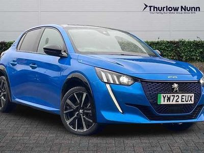 Used Peugeot e-208 GT 100 kW (136 HP) 2023 Blue Hatchback