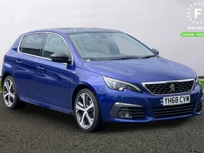 Gebraucht Peugeot 308 GT-line 131 PS (96 kW) 2018 Blau Kleinwagen