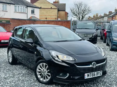 Used Vauxhall Corsa 90 HP (66 kW) 2016 Black Hatchback