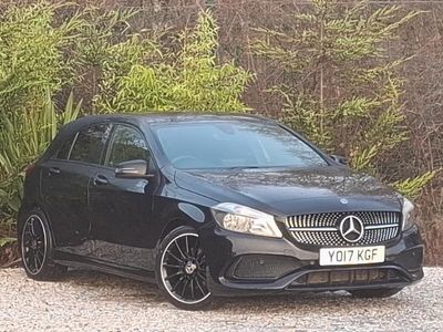 Black Used 2017 Mercedes A180 AMG line Hatchback | £10,698 (Fair price)