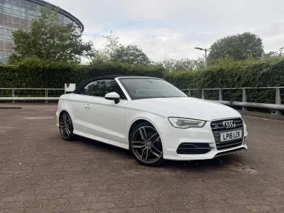 Used Audi S3 Cabriolet 300 HP (220 kW) 2016 White Cabriolet