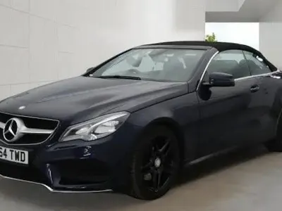 Used Mercedes E350 AMG 252 HP (185 kW) 2014 Blue Cabriolet