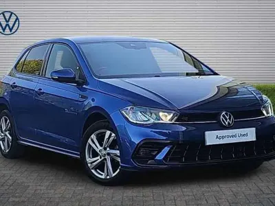 Used VW Polo R-line 95 HP (69 kW) 2023 Blue Hatchback