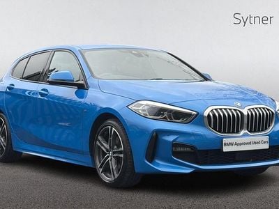 Used BMW 118 M Sport 134 HP (98 kW) 2021 Blue Hatchback