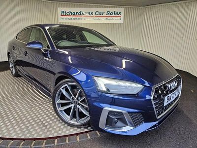 Blue Used 2021 Audi A5 Sportback S-Line Hatchback | £21,500 (Fair price)