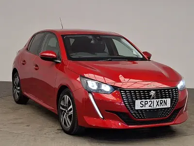 Used Peugeot 208 Allure Premium 100 HP (73 kW) 2021 Red Hatchback