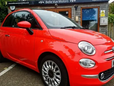 Used Fiat 500 Lounge 69 HP (50 kW) 2017 Pink Hatchback
