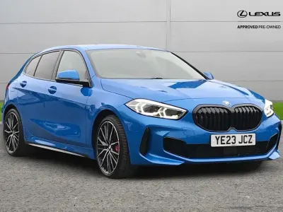 Used BMW 128 Comfort Edition 261 HP (191 kW) 2023 Blue Hatchback