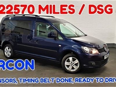 used VW Caddy Maxi 1.6 C20 LIFE ++ AUTOMATIC DSG ++ 22570 MILES ++ + ++ NO VAT ++ AIRCON ++ WHEEL CHAIR ACCESS VEHICLE ++ 5 SEATS, REAR SENSORS, 2 SLIDING DOORS, ALLO 5dr