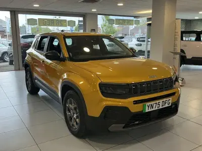 New Jeep Avenger Longitude 114 kW (156 HP) 2025 Yellow SUV