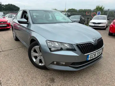 Used Skoda Superb SE 150 HP (110 kW) 2016 Grey Hatchback