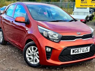 Used Kia Picanto 83 HP (61 kW) 2017 Orange Hatchback