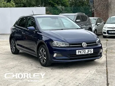 Used VW Polo United 95 HP (69 kW) 2020 Blue Hatchback