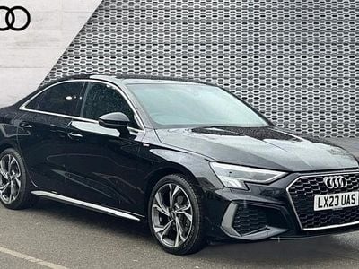 Used Audi A3 S-Line 150 HP (110 kW) 2023 Black Sedan