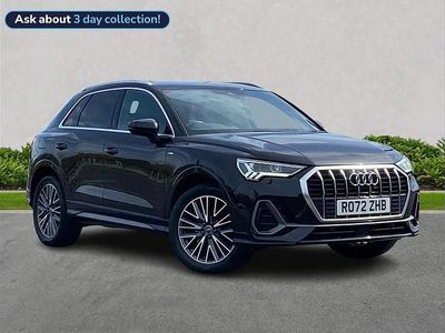 Used Audi Q3 S-Line 150 HP (110 kW) 2022 Black SUV