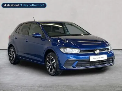 Used VW Polo Match 95 HP (69 kW) 2024 Blue Hatchback