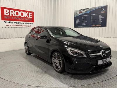 Used Mercedes A200 AMG Line Premium Plus 136 HP (100 kW) 2017 Black Hatchback