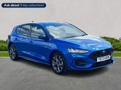 Used Ford Focus ST-Line 125 HP (91 kW) 2023 Blue Hatchback