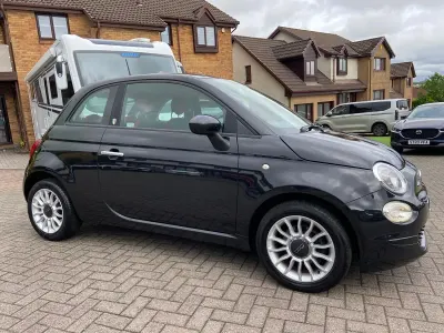 Used Fiat 500 Pop Star 69 HP (50 kW) 2017 Black Hatchback