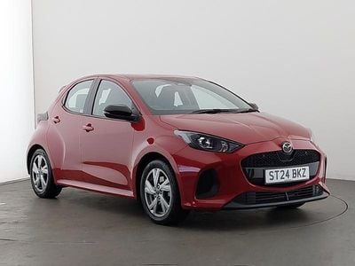 Begagnad Mazda 2 Exclusive-Line 116 HK (85 kW) 2024 Röd Halvkombi