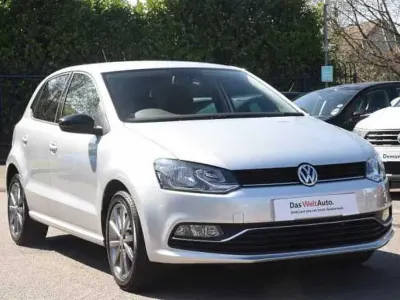 Used VW Polo Design 90 HP (66 kW) 2016 Silver Hatchback