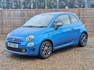 Blue Used 2017 Fiat 500 S Hatchback | £6,500 (Fair price)
