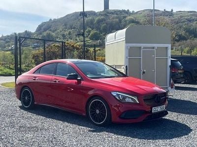 Begagnad Mercedes CLA180 AMG line 122 HK (89 kW) 2017 Röd Sedan