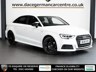 Used Audi A3 Black Edition 116 HP (85 kW) 2019 White Sedan