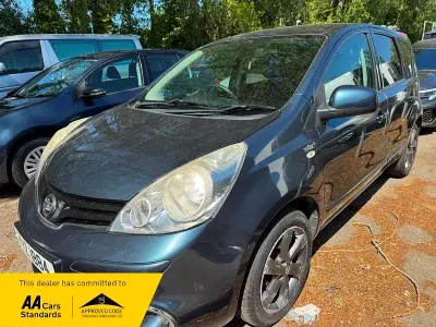 Used Nissan Note N-TEC 110 HP (80 kW) 2012 Blue Hatchback
