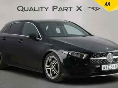 Used Mercedes A200 AMG line 163 HP (119 kW) 2020 Black Hatchback