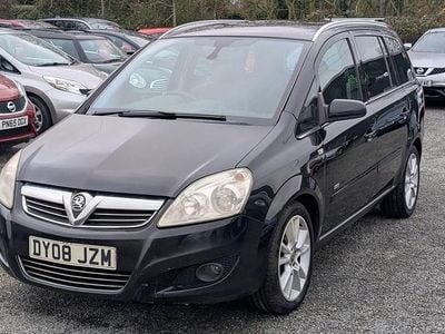 Black Used 2008 Vauxhall Zafira Design Edition MPV | £2,000 (A bit pricey)