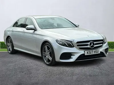 Used Mercedes E220 AMG line 2017 Silver Sedan