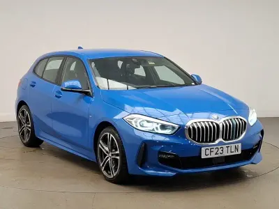 Used BMW 118 M Sport 136 HP (100 kW) 2023 Blue Hatchback