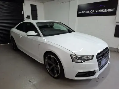 Used Audi A5 Black Edition 177 HP (130 kW) 2012 White Coupe