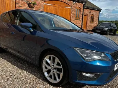 Used Seat Leon FR 150 HP (110 kW) 2016 Blue Hatchback