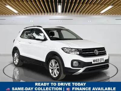 Used VW T-Cross SE 115 HP (84 kW) 2019 White SUV