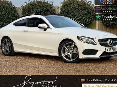White Used 2017 Mercedes C220 AMG line Coupe | £12,950 (Fair price)