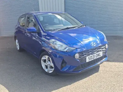 Used Hyundai i10 SE 84 HP (61 kW) 2021 Blue Hatchback
