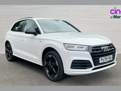 Used Audi Q5 Black Edition 190 HP (139 kW) 2020 White SUV