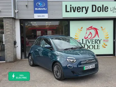 Used Fiat 500e Icon 86 kW (118 HP) 2022 Green Hatchback