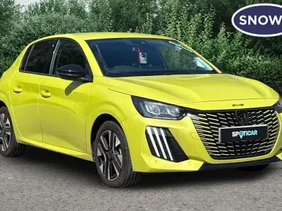 Used Peugeot 208 Allure 101 HP (74 kW) 2024 Yellow Hatchback